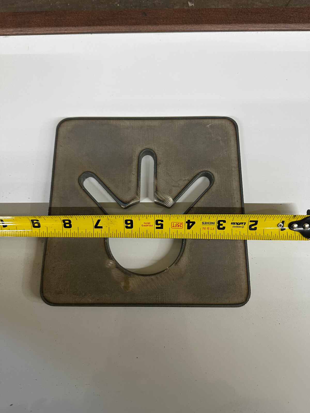 Banjo Eye Weld On 3 Slot 3/8 Chain Truck Trailer 6.5×6.5″ 3/8 Plate