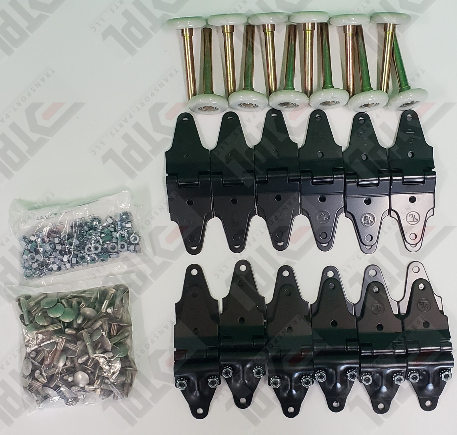 36 pack Whiting Overhead Door Repair Kit End Center Hinges 2″ Rollers + HARDWARE