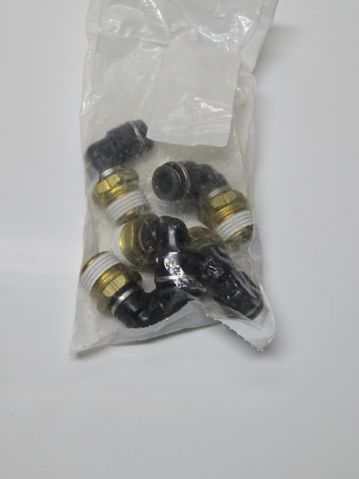 5 Pack Imperial 98746 DOT 90° Male Elbow Air Brake Push To Connect 3/8 × 1/2