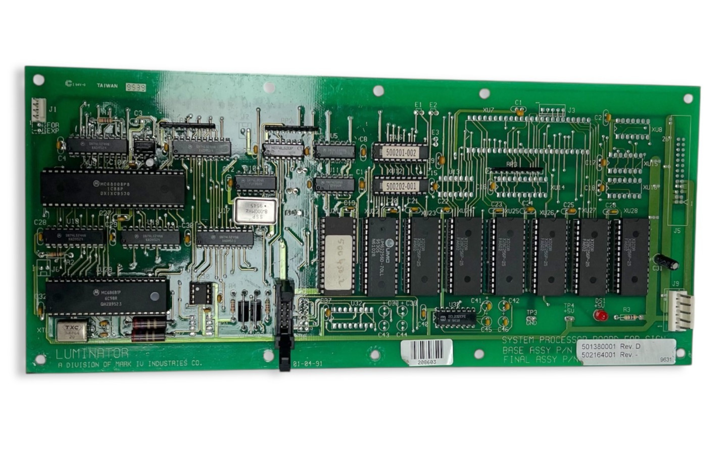 Luminator Mark IV 501212-001 System Processor Circuit Board 502164001 for Sign