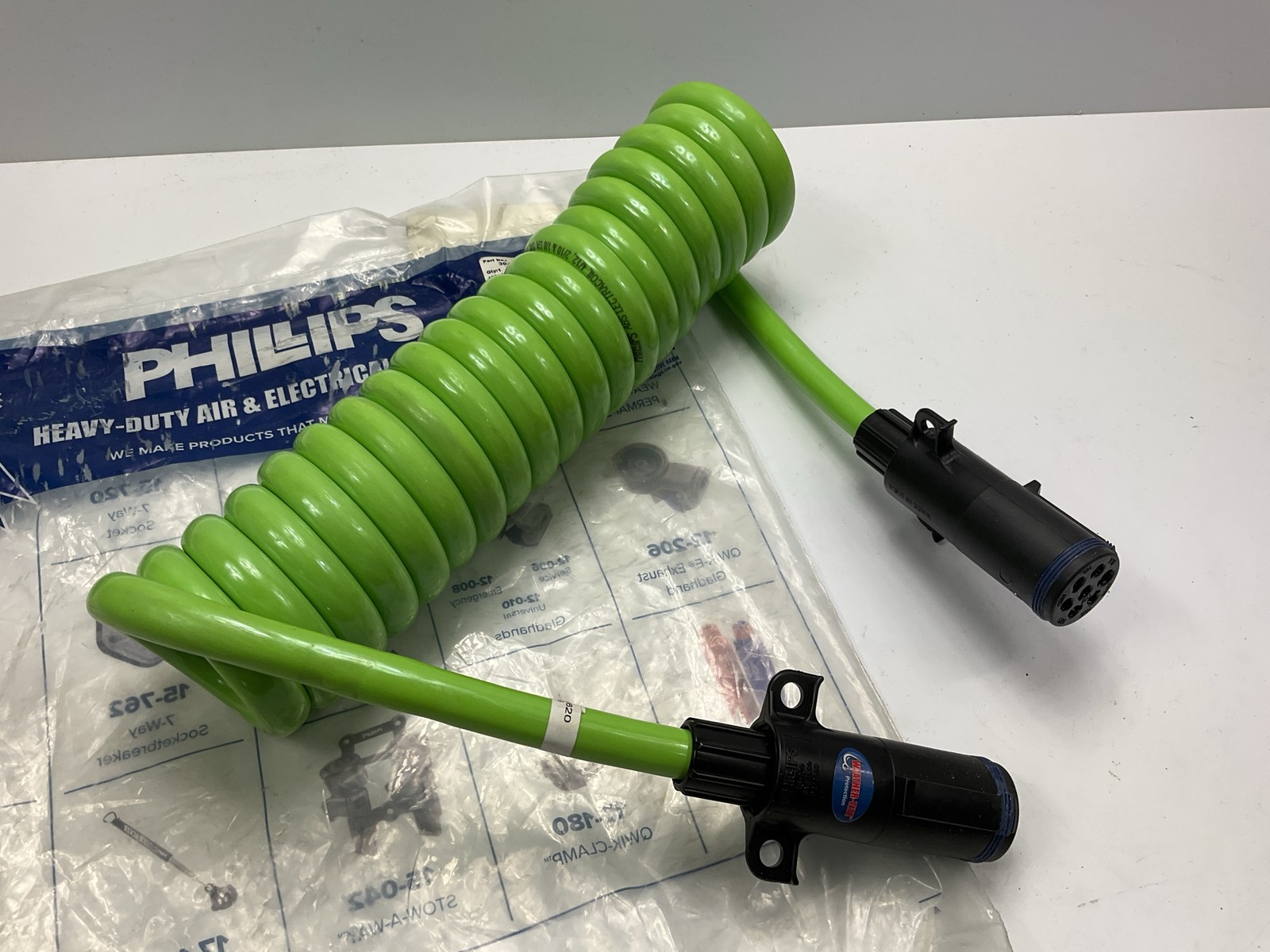 Phillips 30-9620 15′ LectraCoil ABS Coiled Power Cable Assembly With 48″ Lead