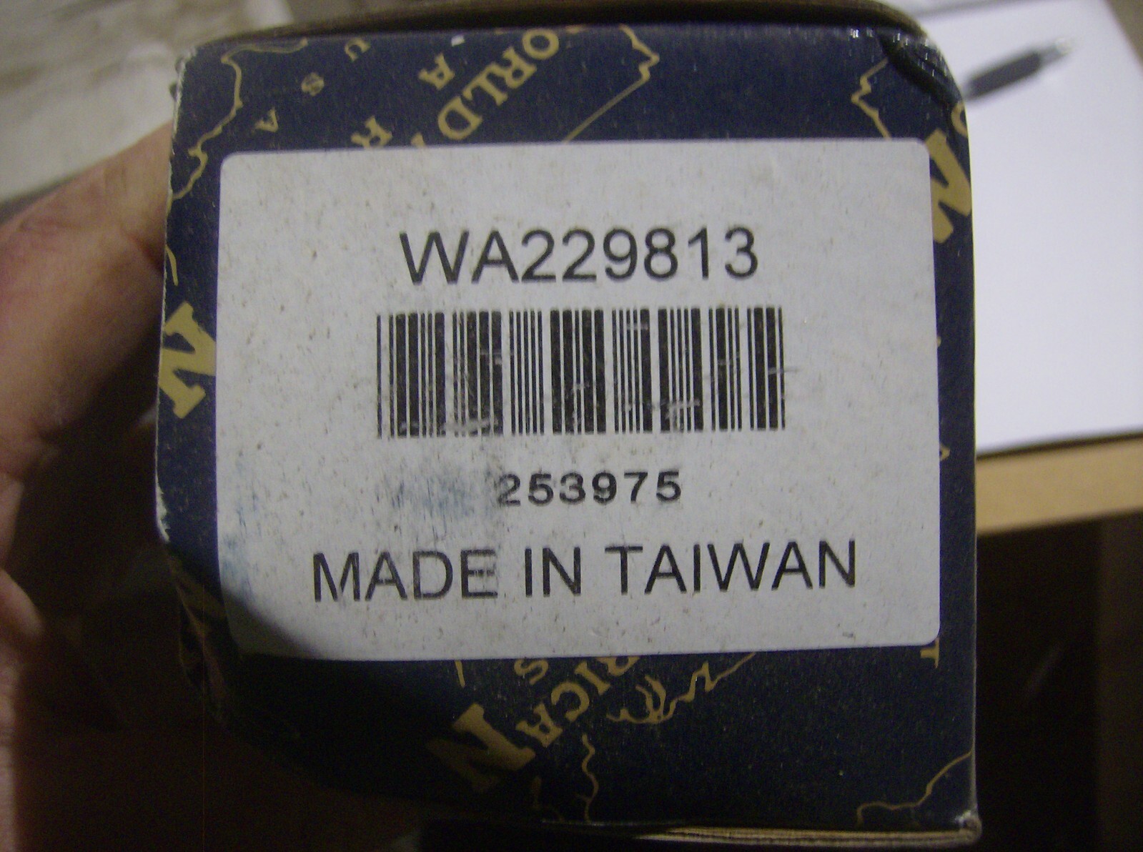 WORLD AMERICAN WA229813 QR-1 VALVE