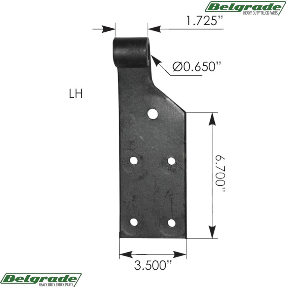 MIH09 LH Shock Bracket IHC 579637C1 579637C2