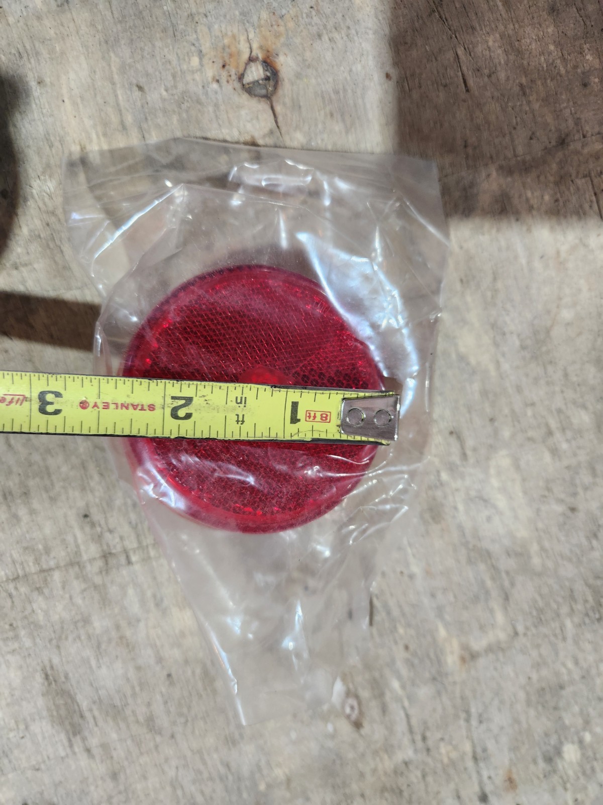 Qty 2** Optronics MCL59RB Red Round LED Marker/Clearance Light 2.5”
