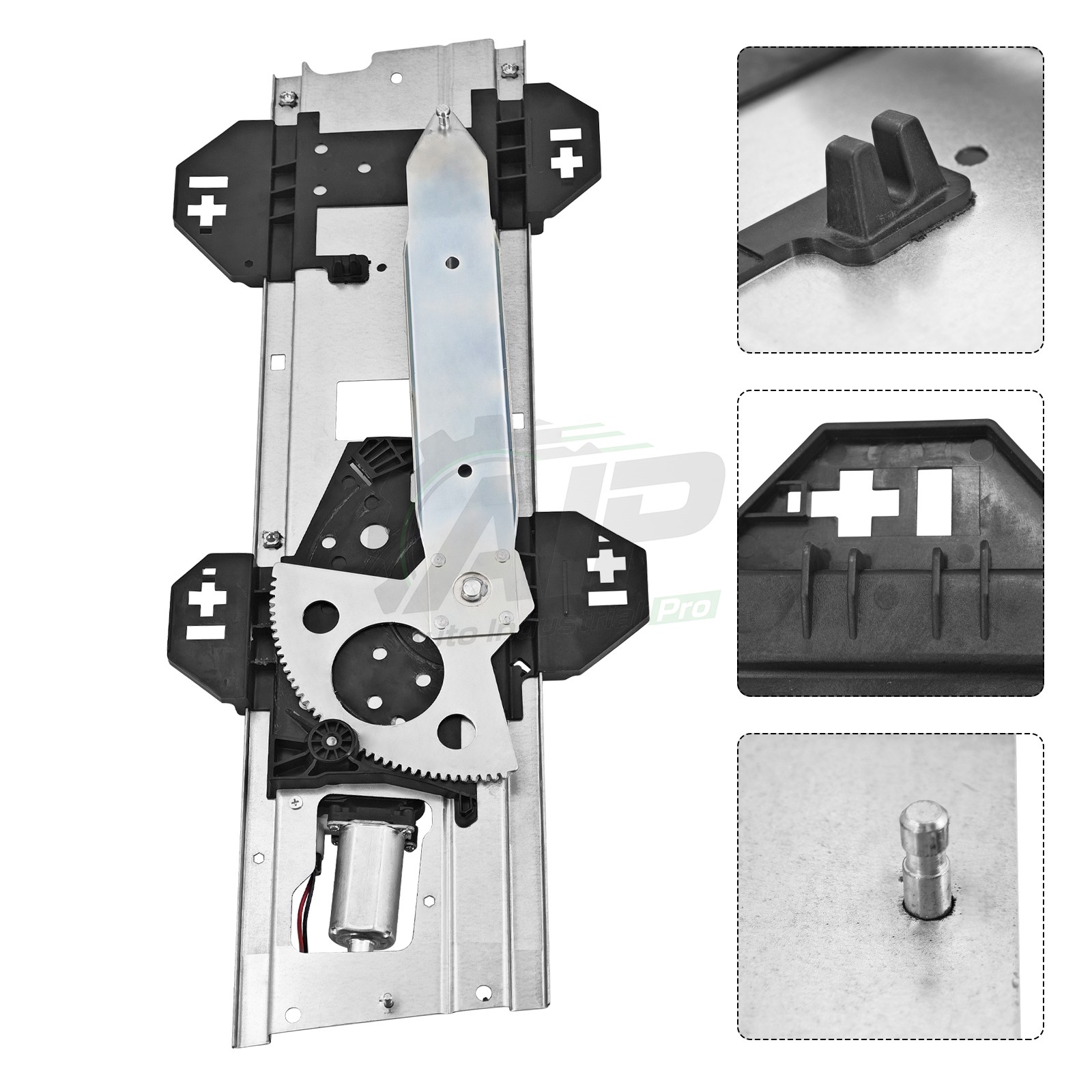 For International Truck 2008-2019 Front Left Right Power Window Regulator Pair