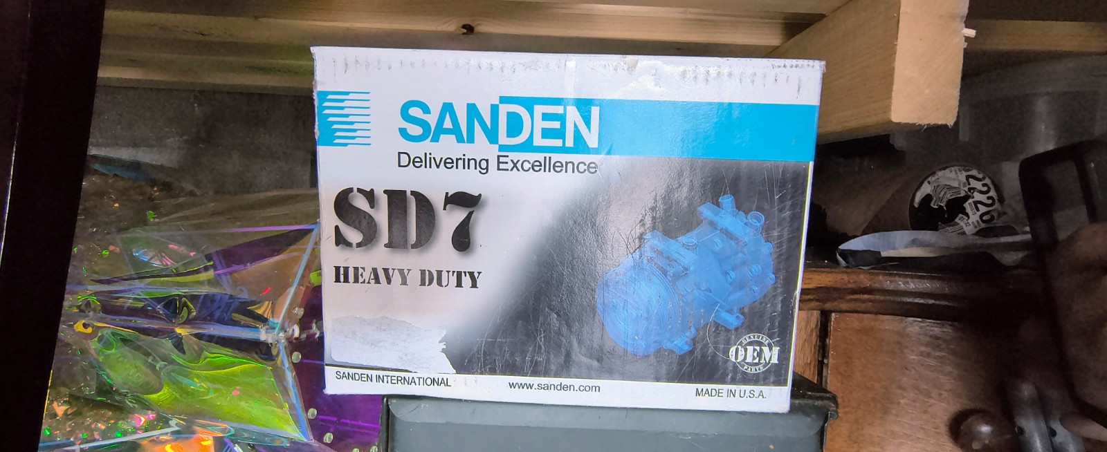 Sanden, 4666 Compressor – NEW OEM