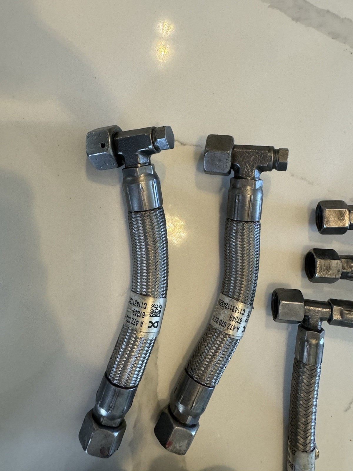 Detroit Diesel DD15 Fuel Lines And Fuel Flanges Used
