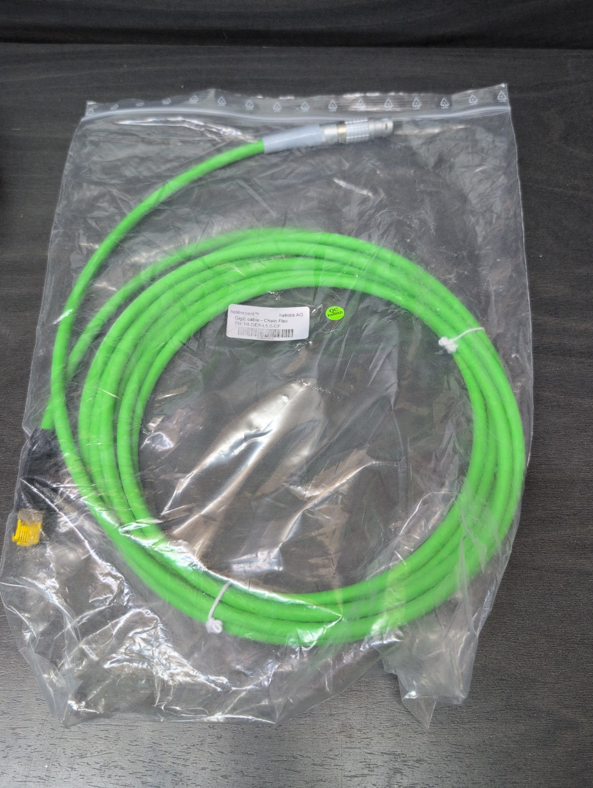 Heliotis HI-GE8-L5.0-CF GigE High-Speed Data Link Cable 5m HeliInspect H8 408075