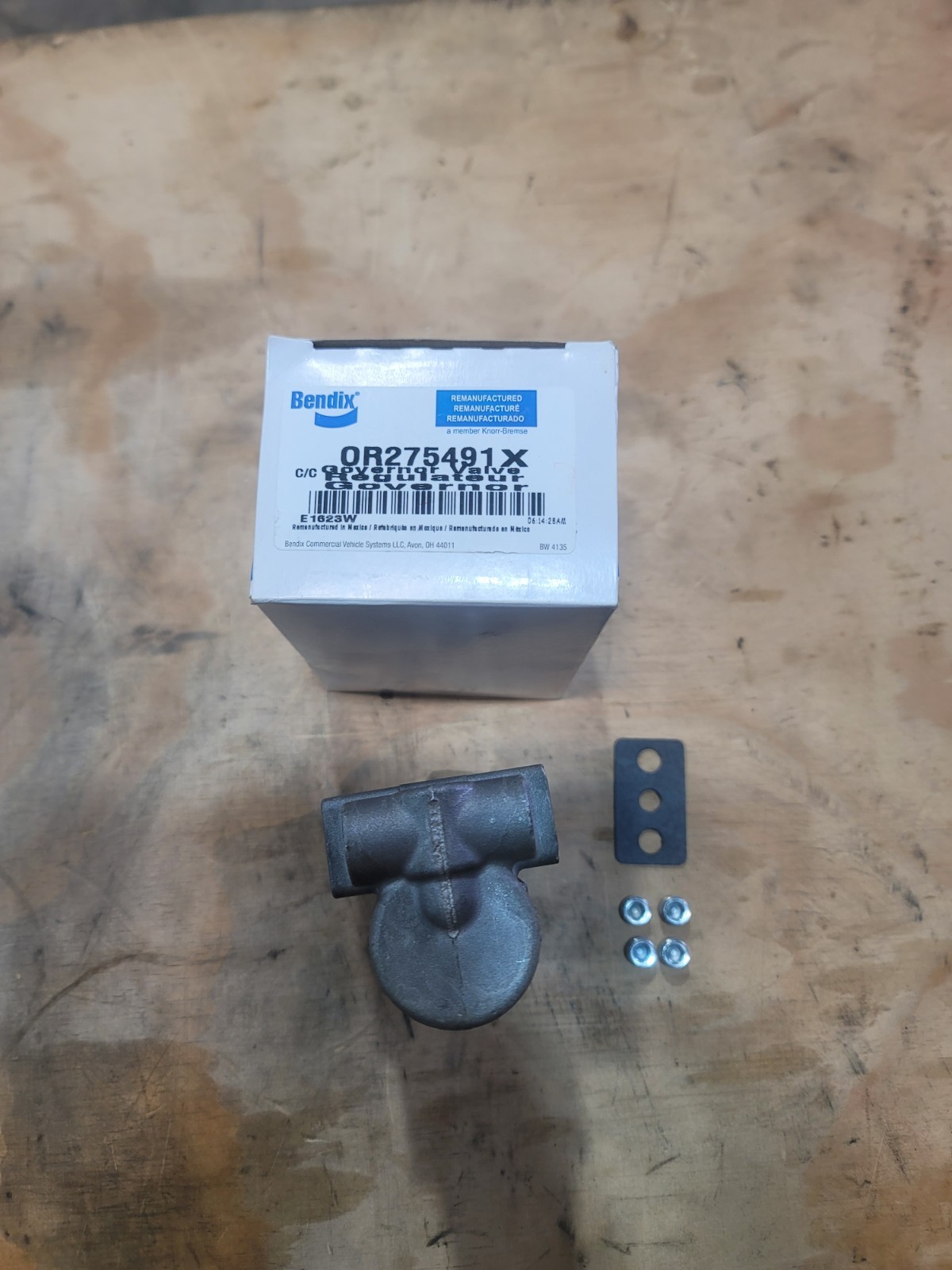 BENDIX D-2 CORELESS GOVERNOR VALVE – PN: OR275491X (REMANUFACTURED)