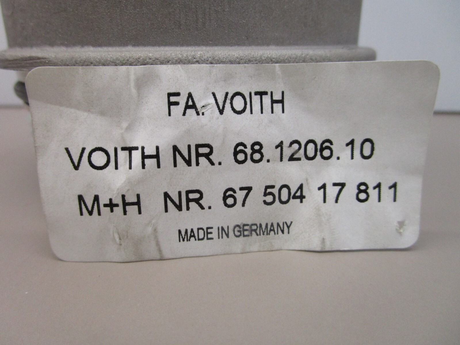 Voith Transmissions 68-1206-10 Oil Filter Cap 64.0993.10 67.504.17.180