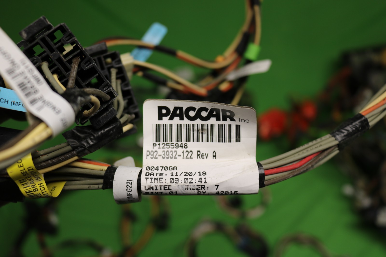 2021 Paccar Kenworth W900 Dash / Cab Wiring Harness, Fuse Box, & Other Wiring