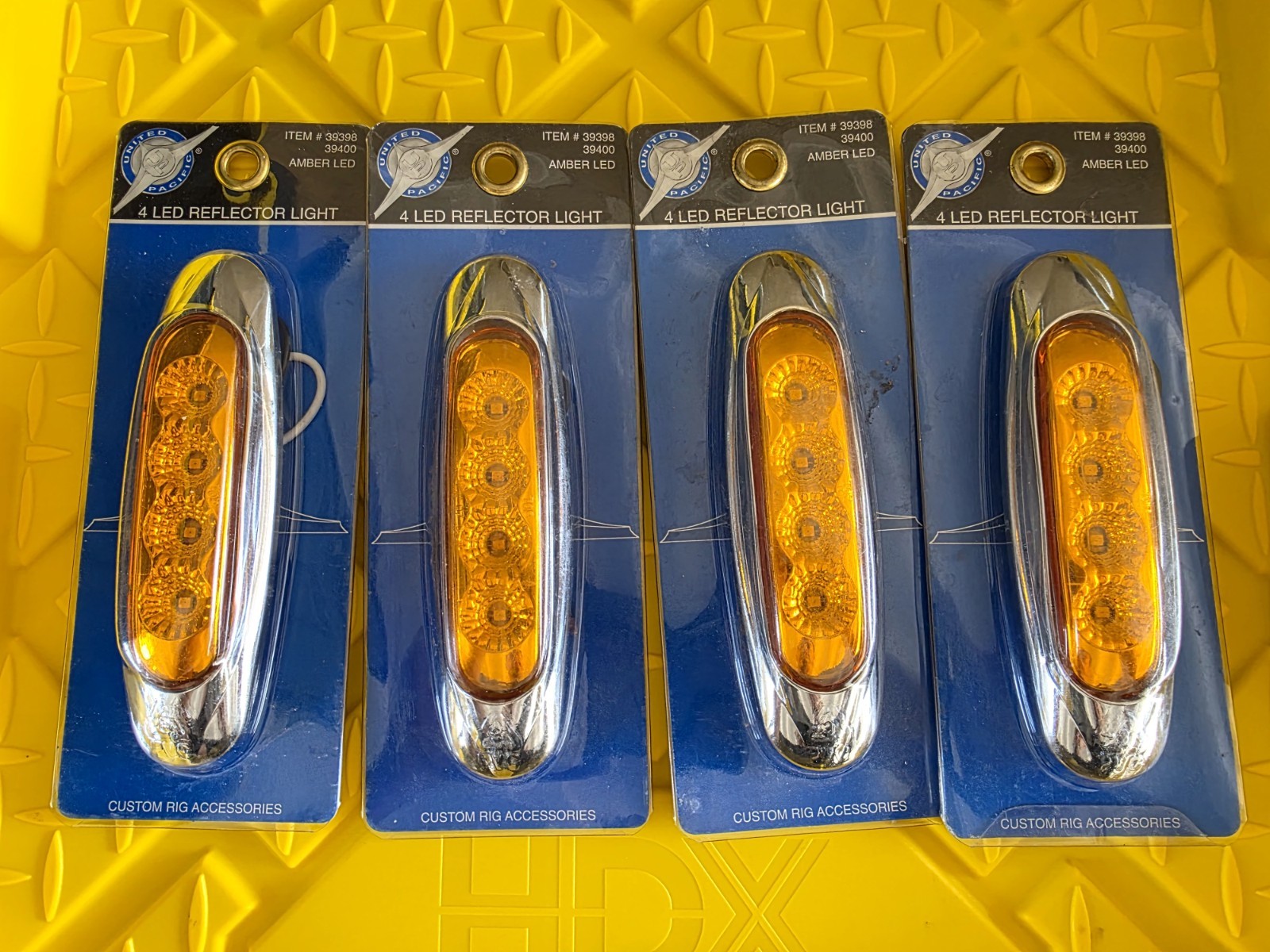 4 United Pacific 39398 – Clearance/Marker Light – Amber Led/Amber Lens