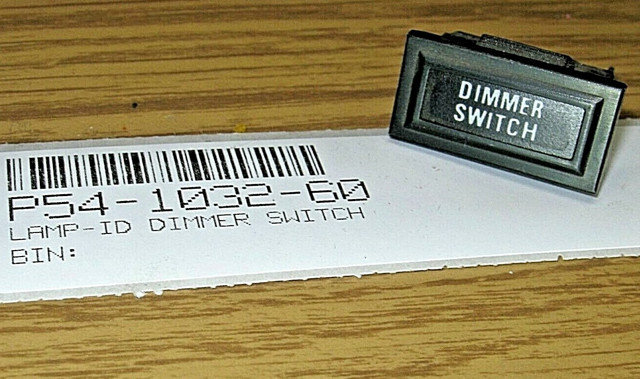 ~NEW PACCAR KENWORTH “DIMMER SWITCH” DASH INSERT INDICATOR LAMP ID~ P54-1032-60
