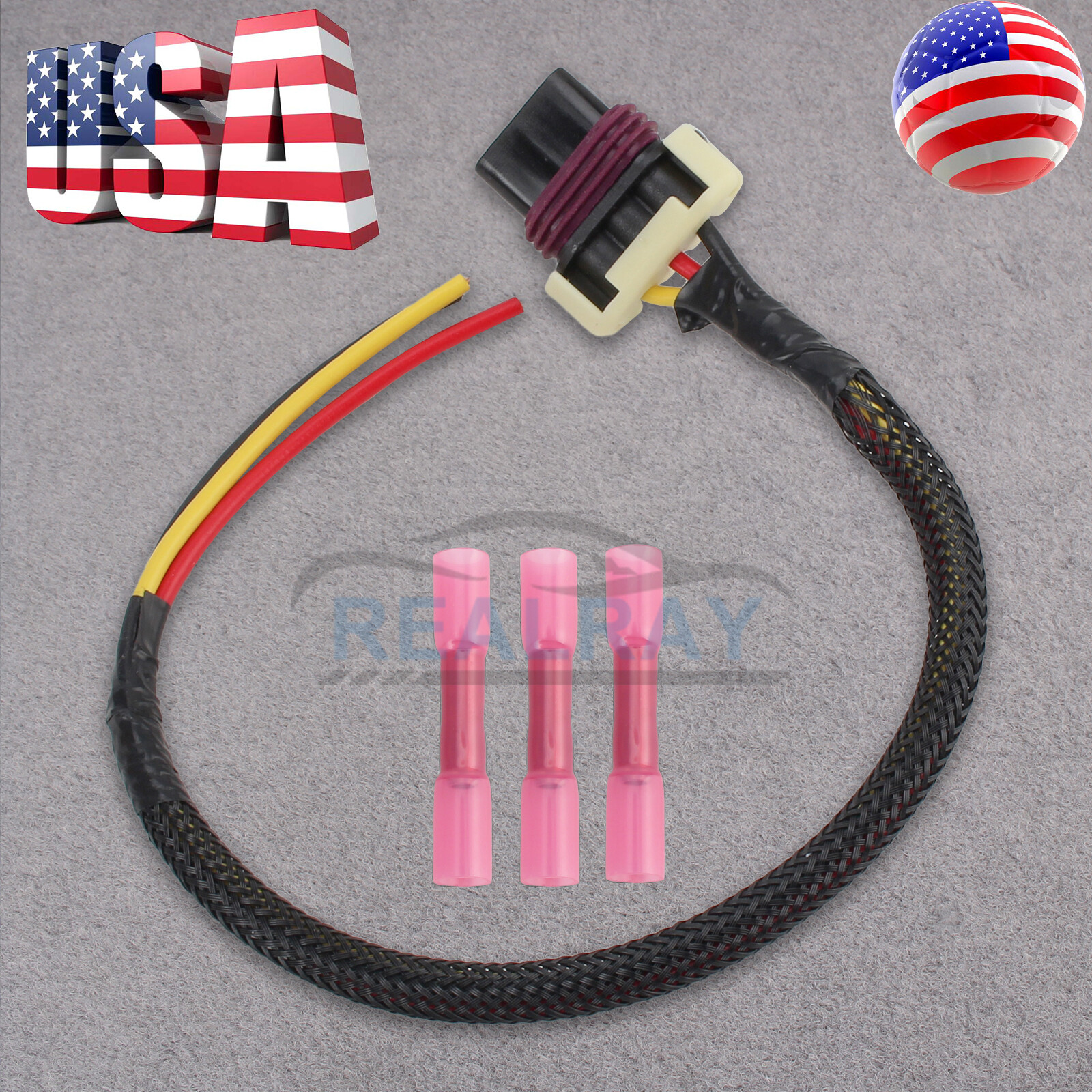 Low Coolant Sensor Connector Pigtail Harness Plug for Peterbilt Kenworth W094112