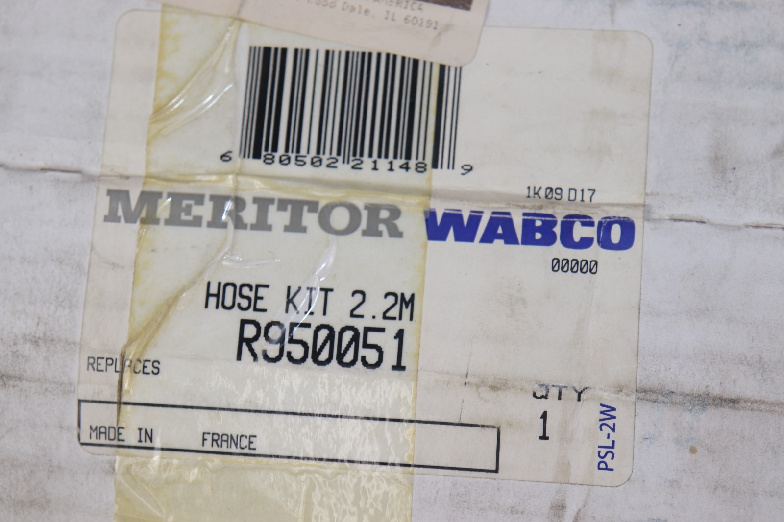 Meritor Wabco R950051 Hose Kit 2.2M NEW Made in France