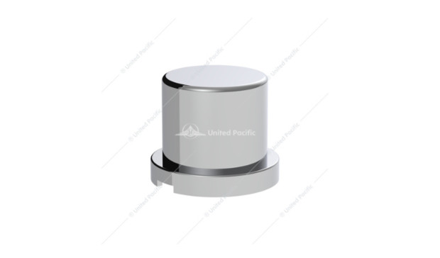 15/16″ x 1-3/16″ Chrome Plastic Flat Top Nut Covers – Push-On (10-Pack)