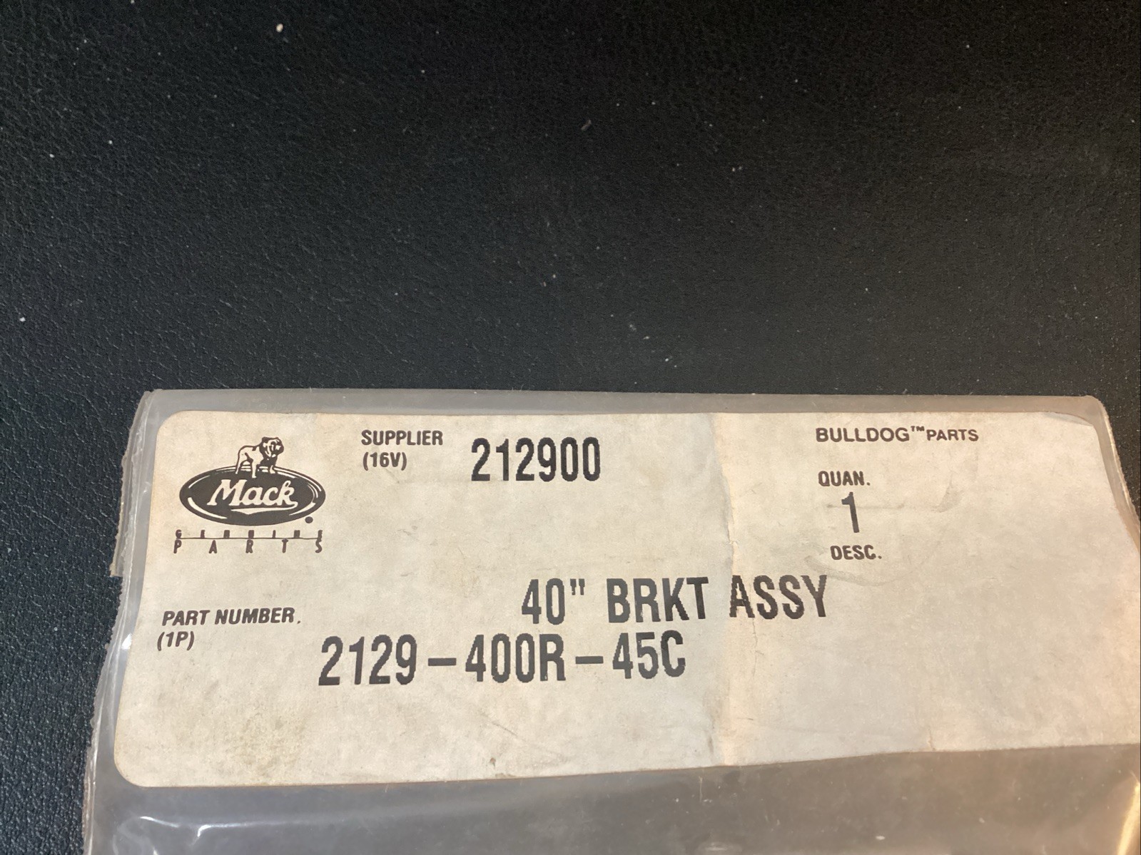 Mack 2129-400R-45C Mirror Bracket NOS