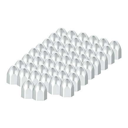 United Pacific 10066P50 Wheel Lug Nut Cover 1/2″ Nut Size, 15/16″ Height, Chrome