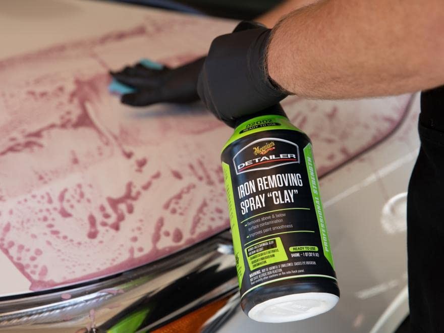 Meguiar’s DRTU200232 Iron Removing Spray Clay for Car & Auto Detailing 32oz