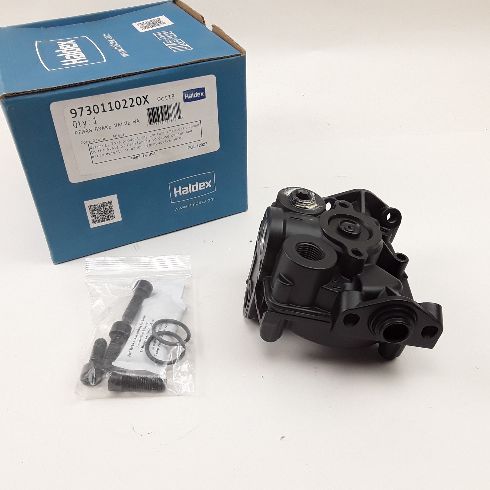 Haldex 9730110220X AntiLock Brake System ABS Relay Valve For Heavy Duty Trucks