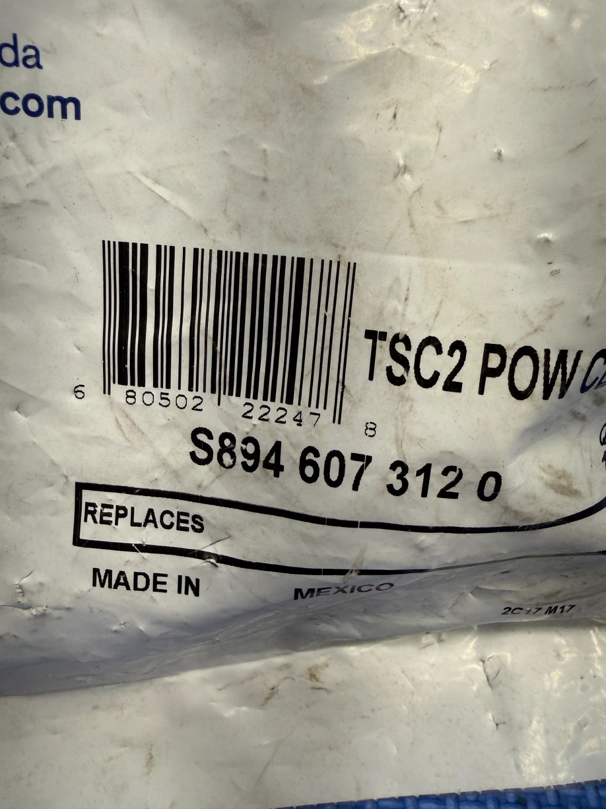 Genuine OEM Meritor S894 607 312 0 Wabco TSC2 ABS ECU Adapter Power Cable