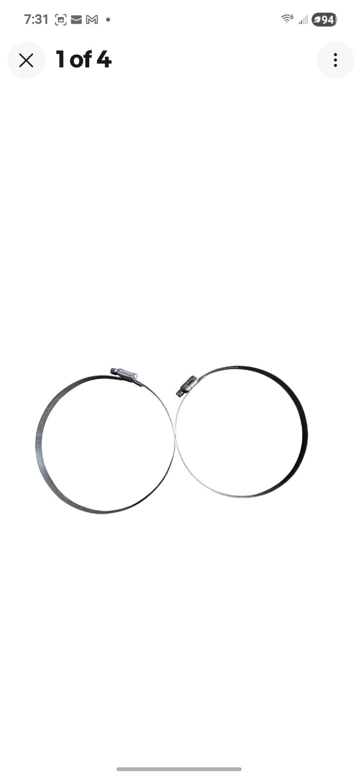 Breeze 6 ¼” – 7 ⅛” (159 – 181 mm) SST Worm Hose Clamp – 23-09322-600