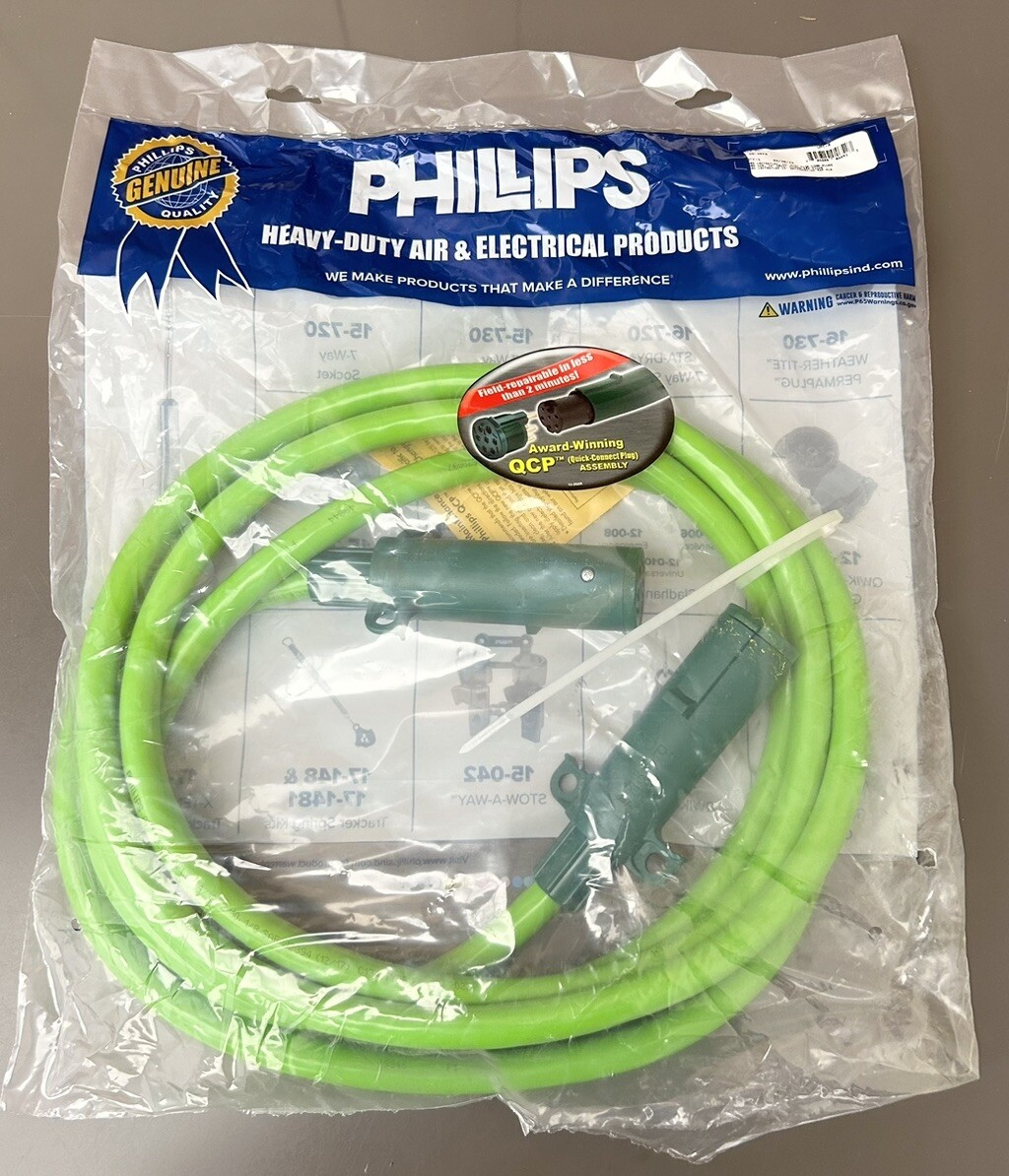 PHILLIPS Industries ABS LECTRAFLEX 30-2074 15′ QCP Straight Cable Quick Conn New