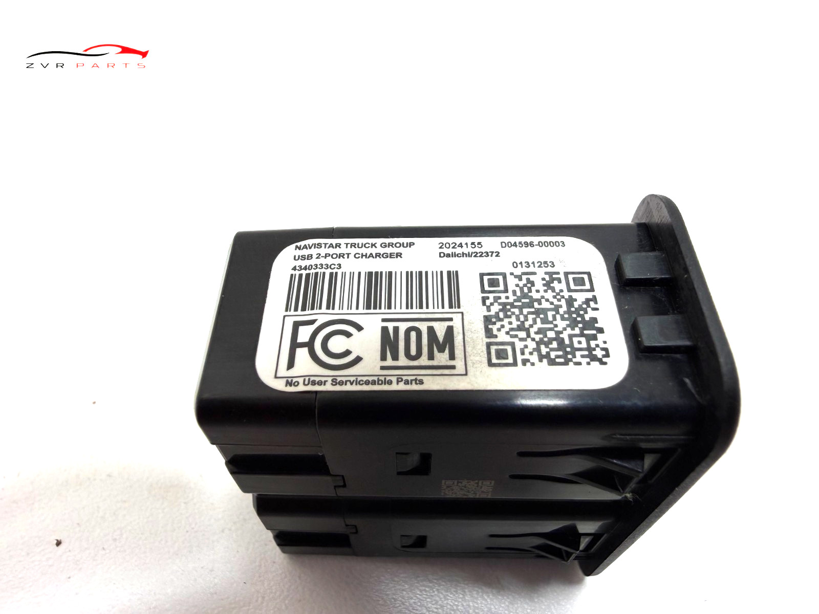 INTERNATIONAL NAVISTAR USB 2 PORT CHARGER MODULE OEM 4340333C3