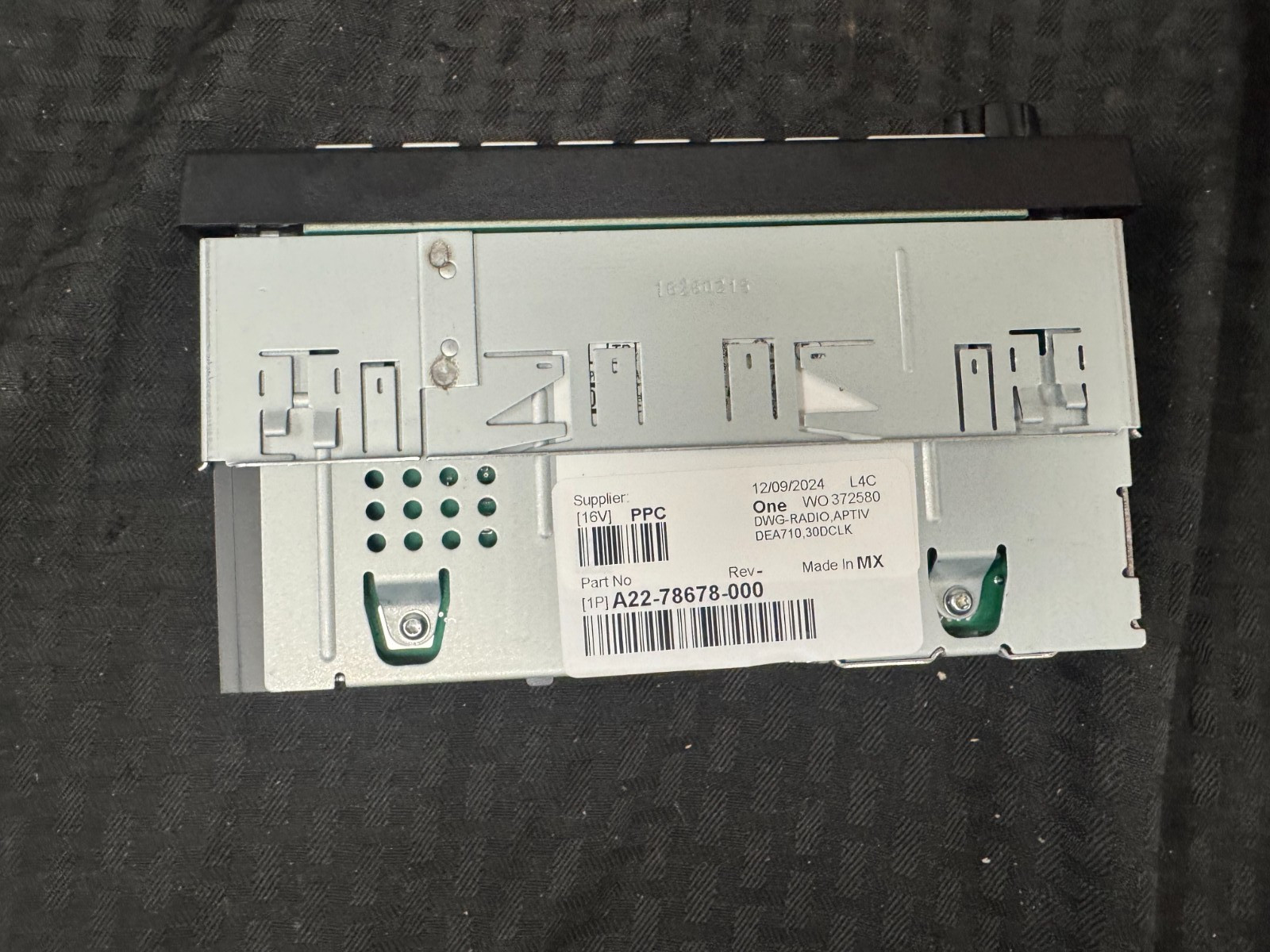 Radio -DEA710, AM/FM/WB/BT/USB/30D A22-78678-000