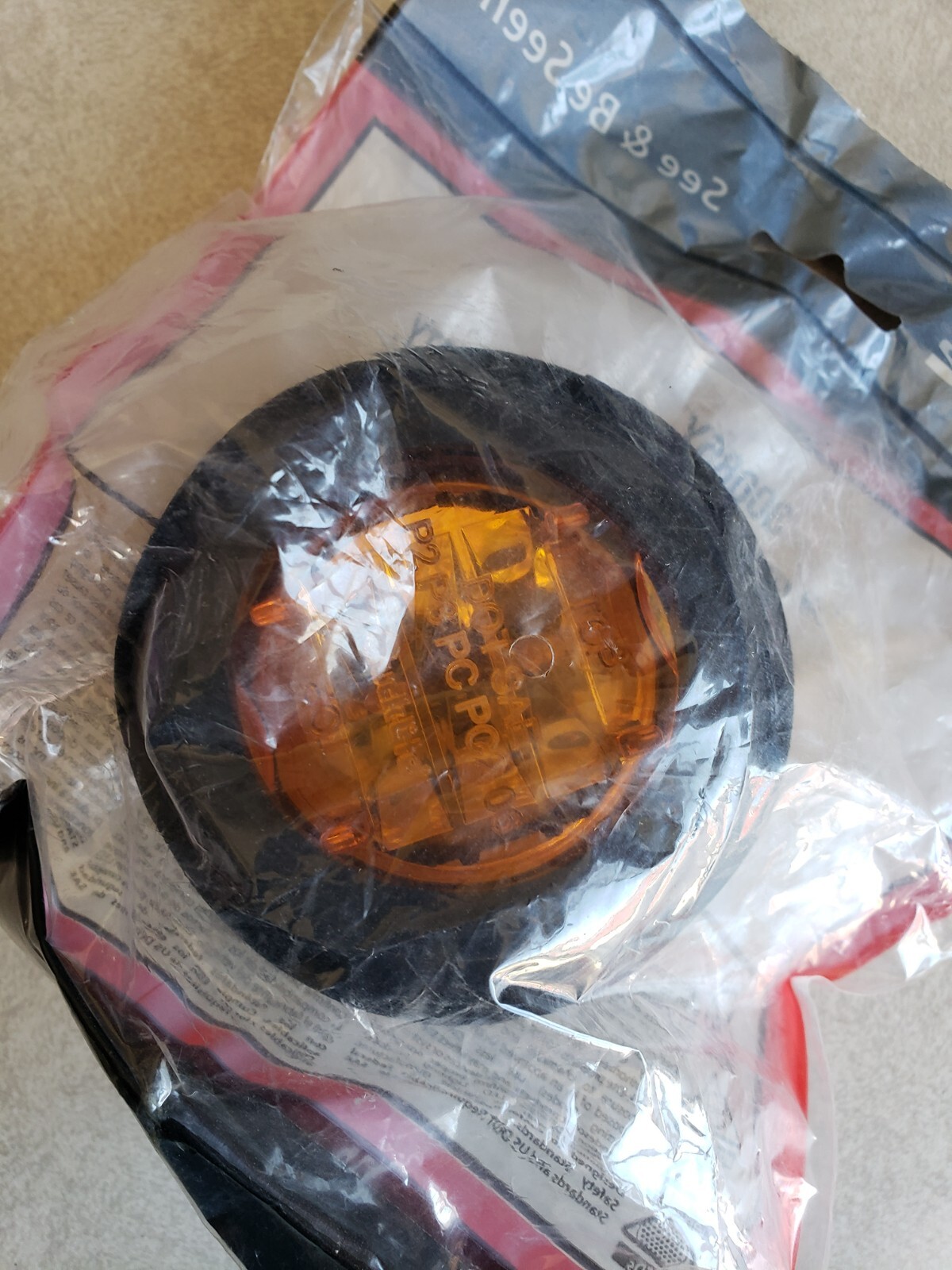 Truck-lite 30085Y Series 30 LED Clearance Marker Amber Light, 2″ Round