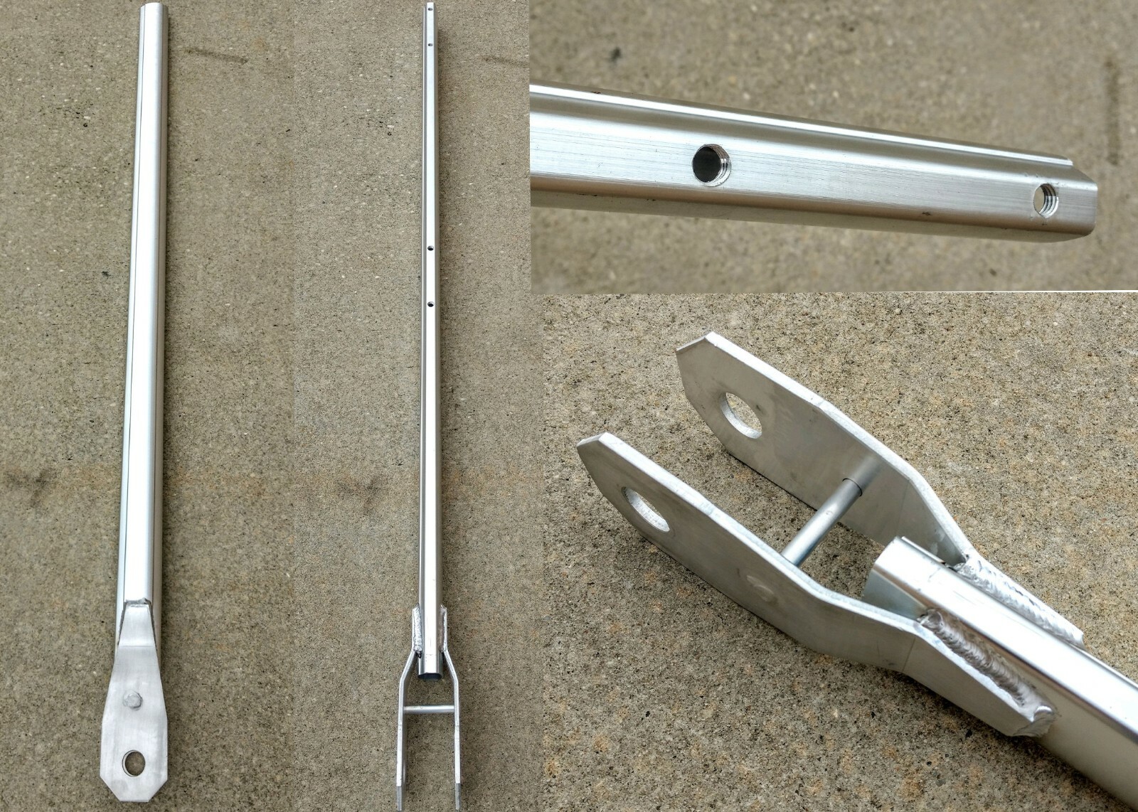 5 Spring Aluminum Dump Truck Tarp Arm Kit. Complete Kit, From Pin To Pin