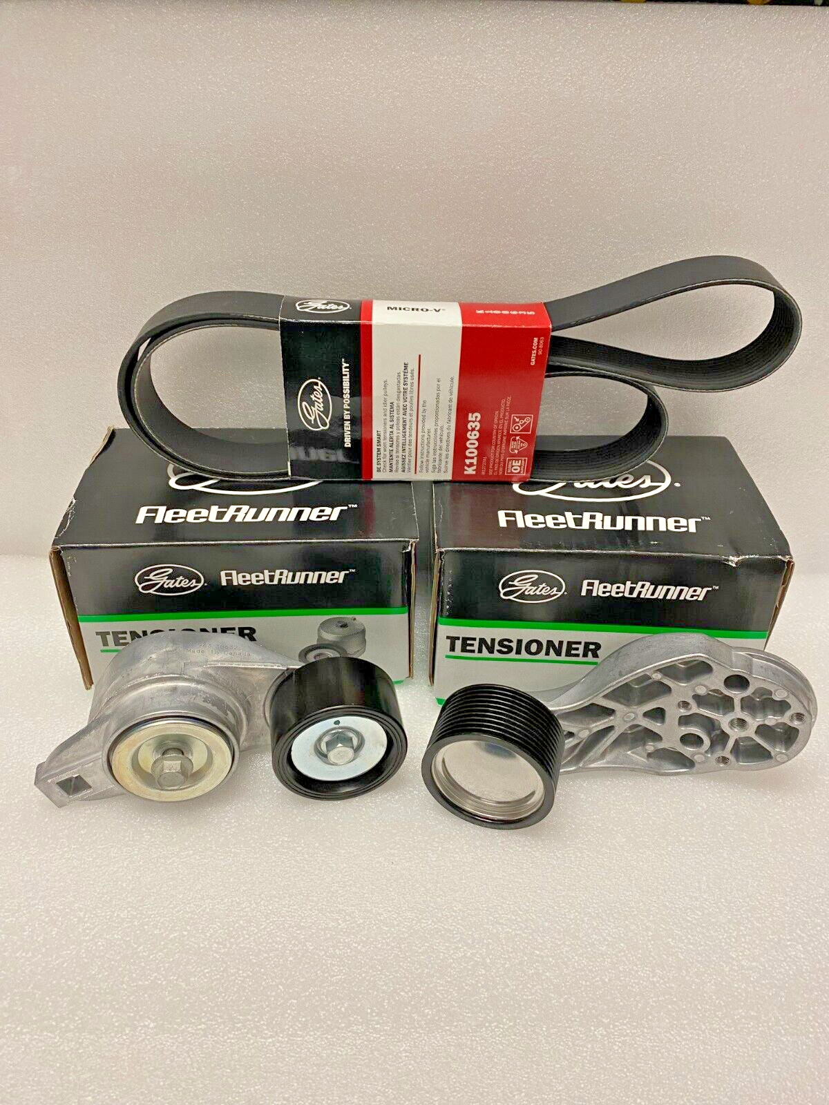 GENUINE GATES Volvo D13 TENSIONER KIT WITH BELT 22696301 22674901 22690514