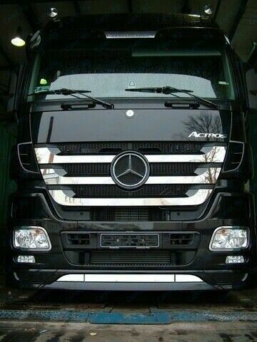 For Mercedes Benz ActrosMp3 MegaSpace 2009Up Chrome Front Grille 5Pieces S.Steel