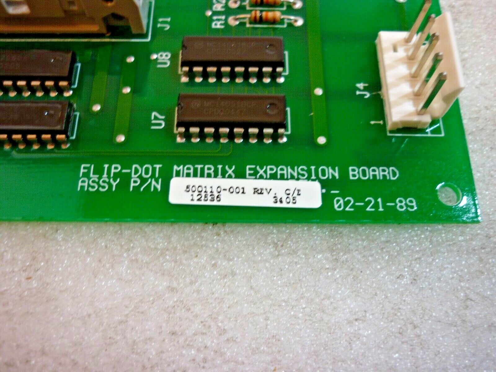 New Flyer PWA Flip Dot Matrix, P/N: 6315620