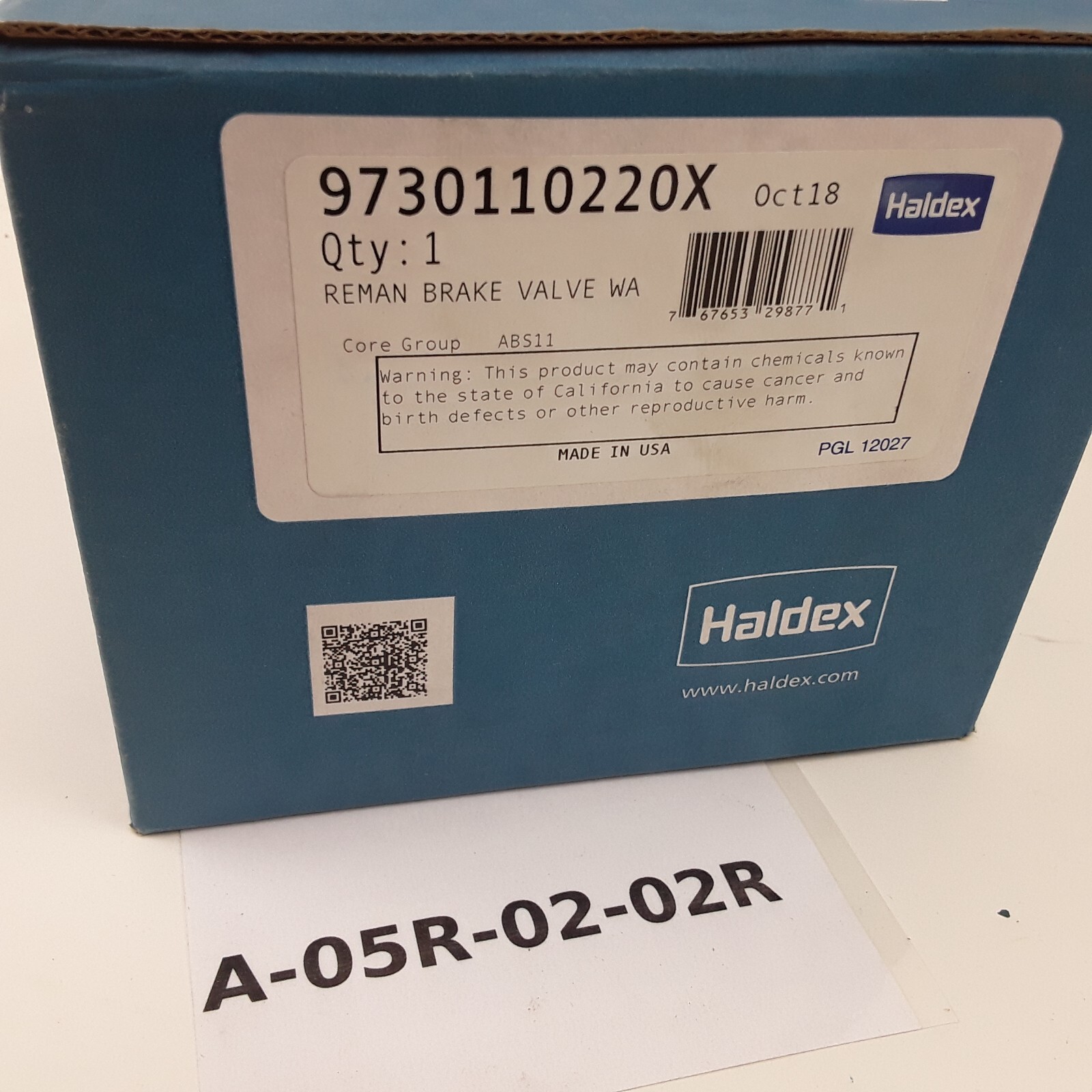 Haldex 9730110220X AntiLock Brake System ABS Relay Valve For Heavy Duty Trucks