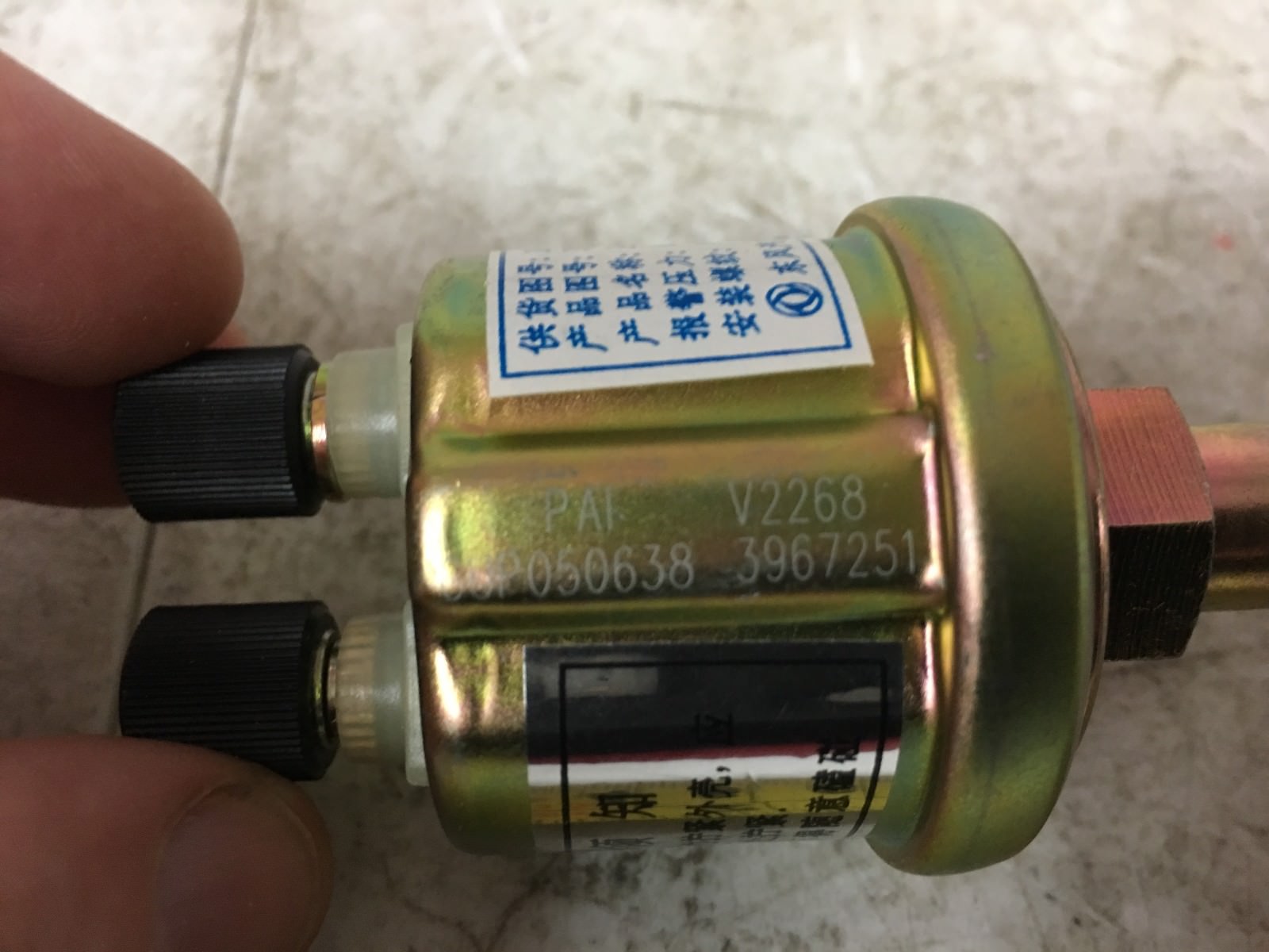 Oil Pressure Sensor for Cummins 4B 3.9 ISB QSB B 5.9. PAI # 050638 Ref.# 3967251
