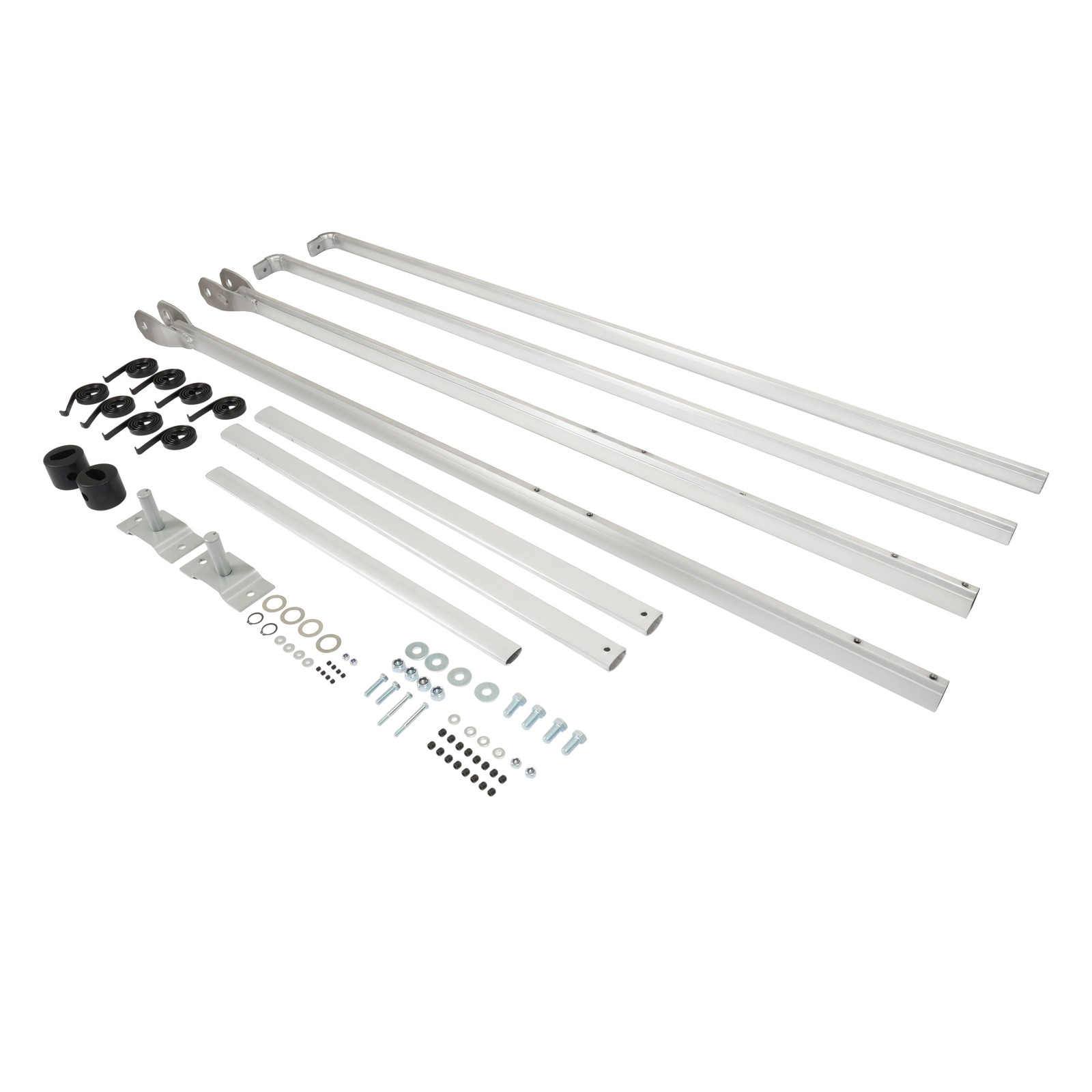 4-Spring Aluminum Dump Truck Flip Tarp Arm Kit Prevent Tarp Flapping in Transit