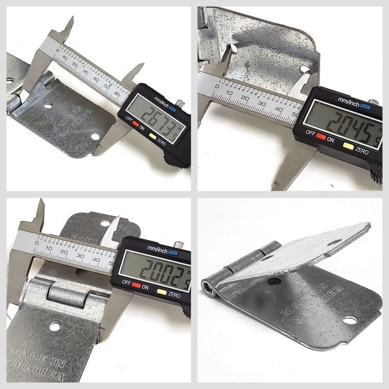 2X Mild Steel Todco Roll Center 2″ Width Hinge For Freight Trailer Roll-Up Door