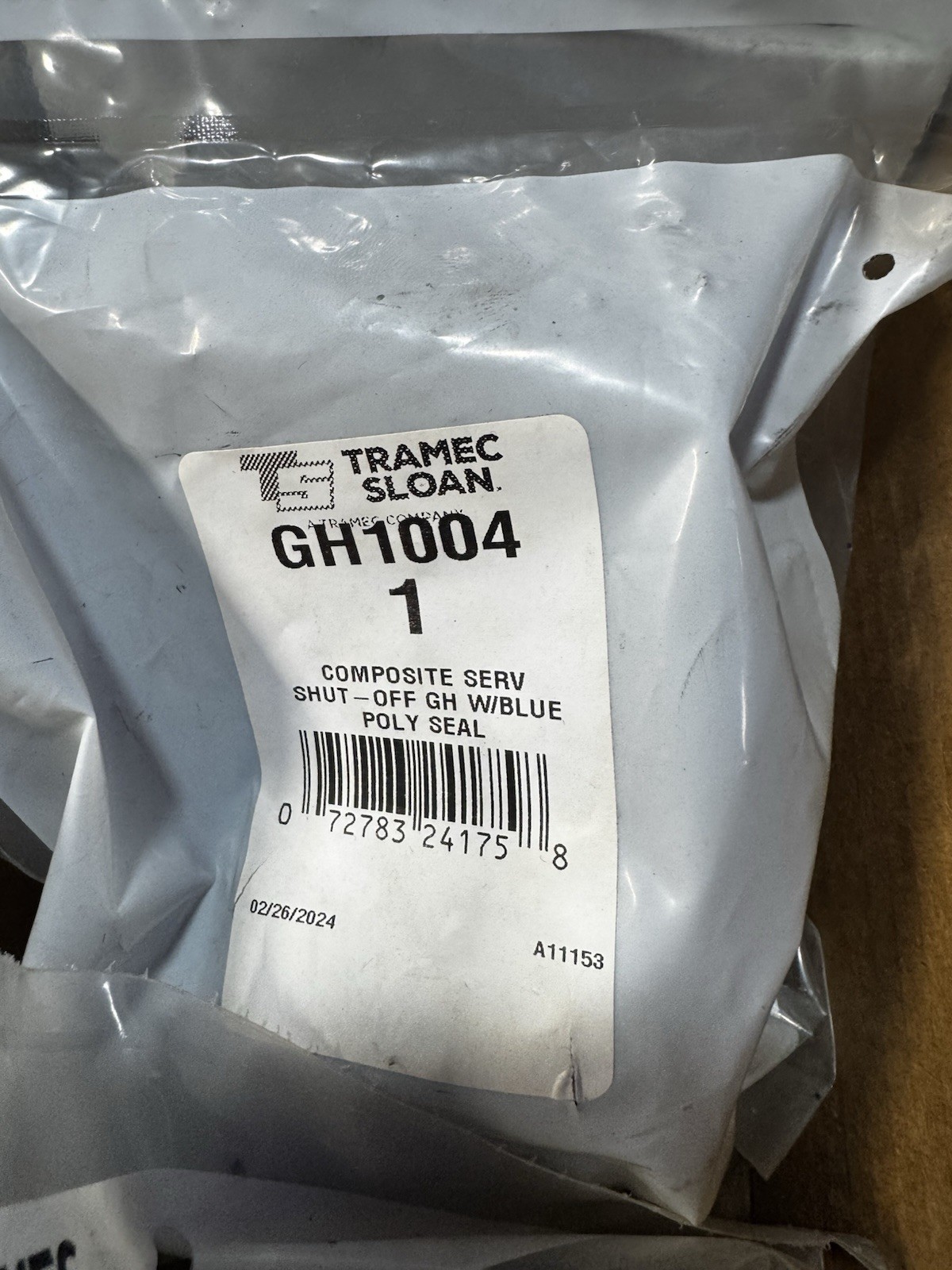 Tramec Sloan GH1004 Lever Style Shut Off Gladhand, Composite, Service, Blue Poly