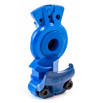 Tramec Sloan 441078 Powder Coated Aluminum Gladhand, Service, Blue Poly Seal, Ca