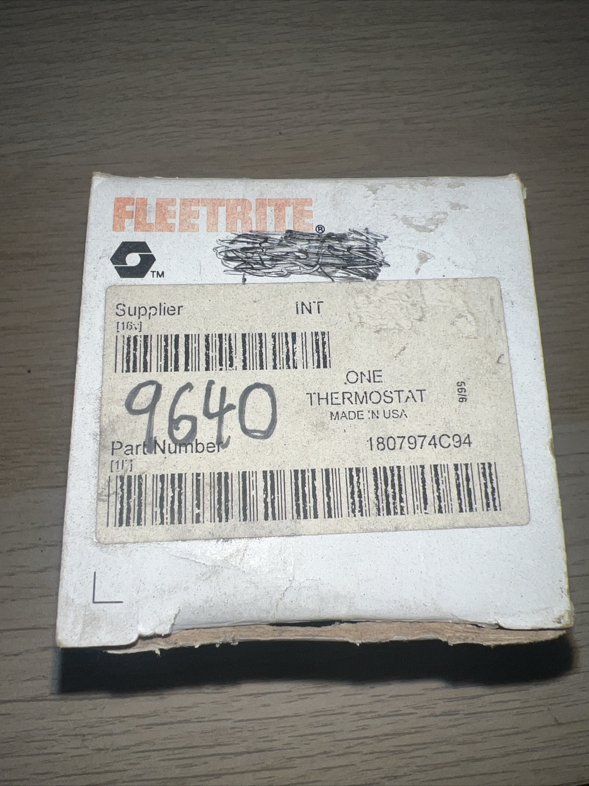 Fleetrite International Thermostat 1807974C94