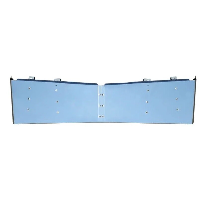 Kenworth T600 T660 W900L W900B T800 Stainless Steel 15″ Drop Visor # 15065