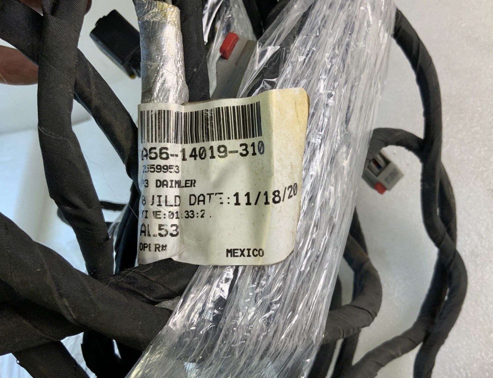 OEM FREIGHTLINER HARNESS-ATD, JMPR, DEF, 13-23G, 5HTR P/N: A66-14019-310 NOS