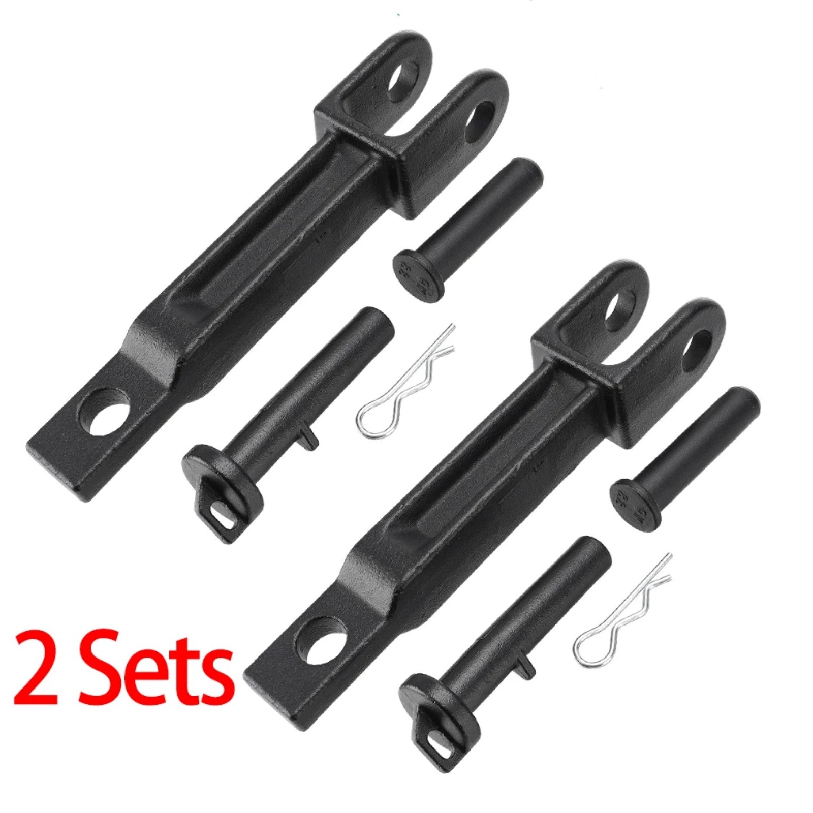 New A20-6014 Tow Hook for Peterbilt/Kenworth set of 2 with Pull Pin & Frame Pin