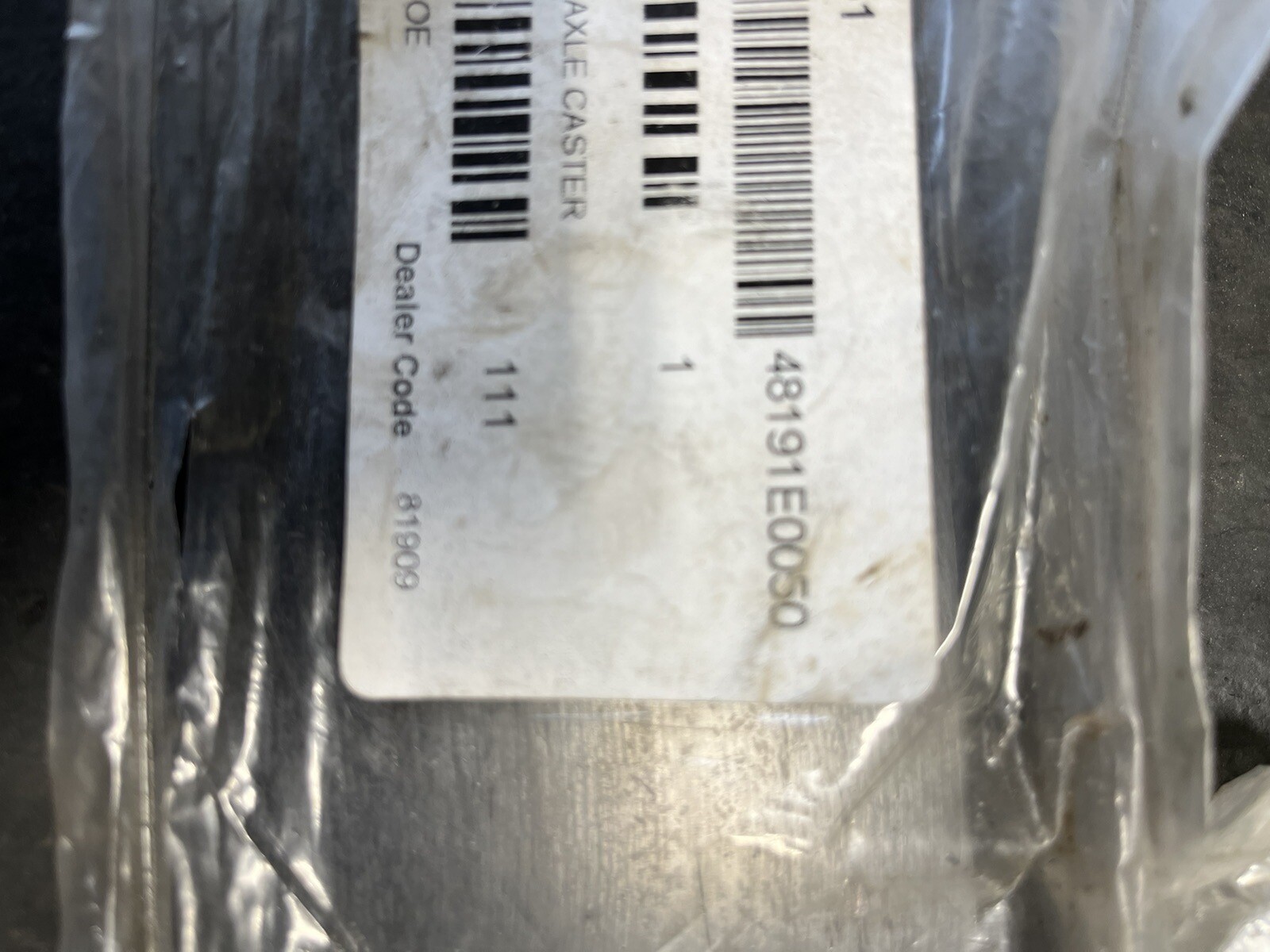 OEM HINO FRONT AXLE CASTER WEDGE/SPACER P/N 48191-E0050