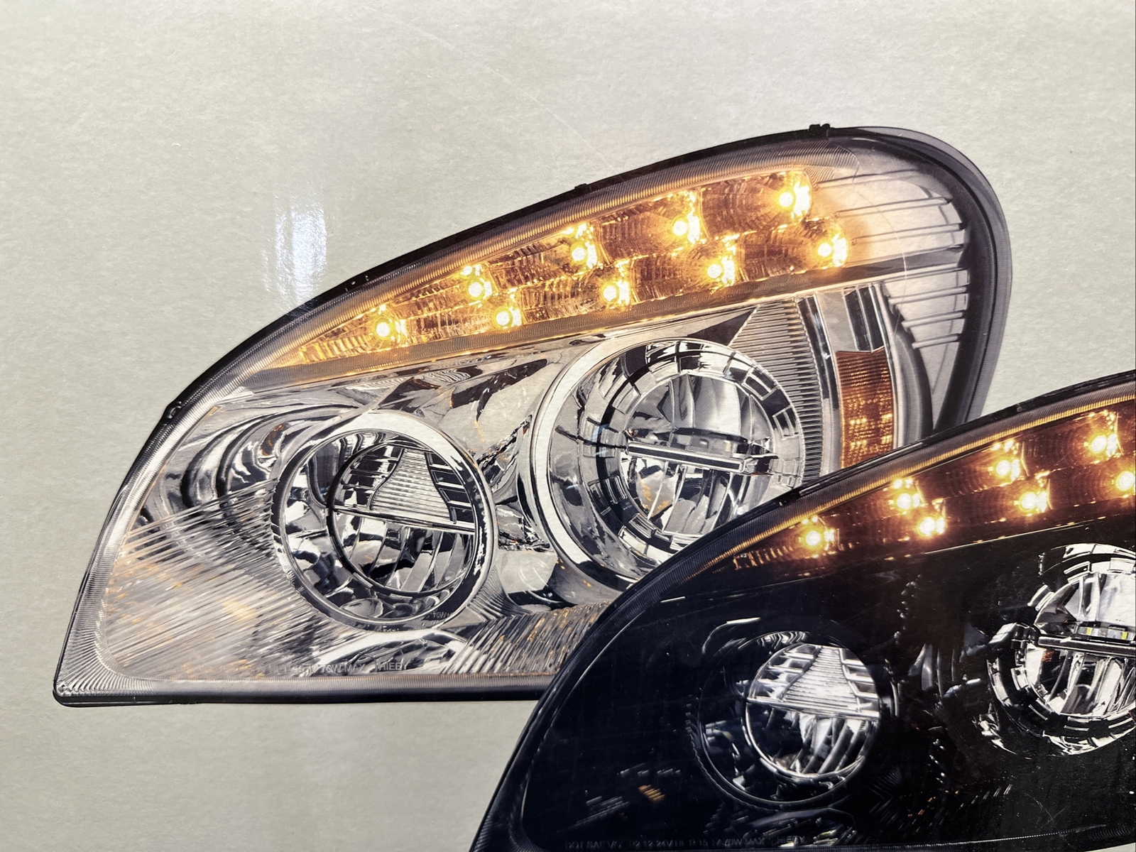 2008-2017 Freightliner Cascadia All LED Headlight Passenger Side Only. Chrome
