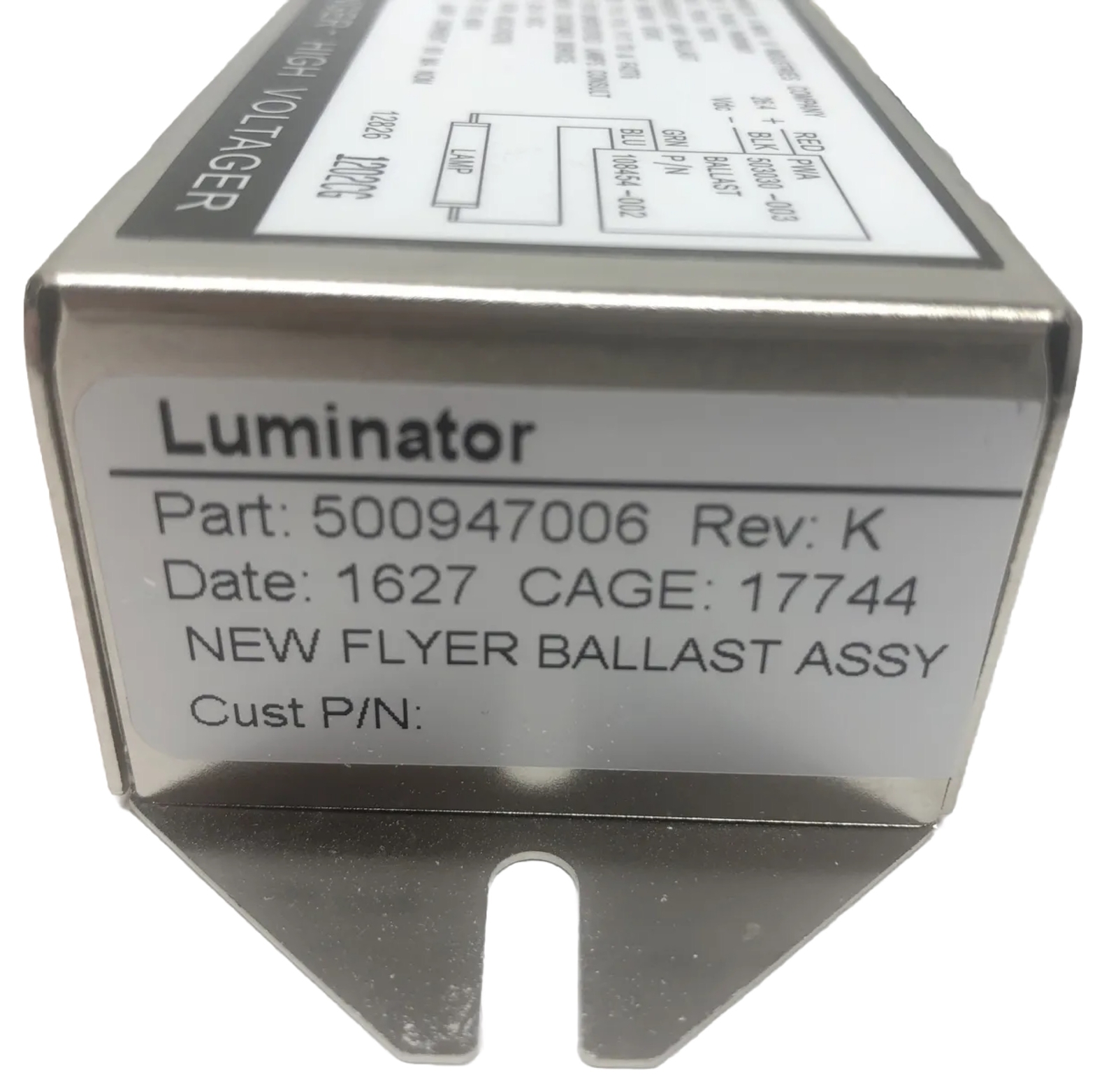 Luminator for Gillig 500947-006 Ballast Asm 24V; 500947006