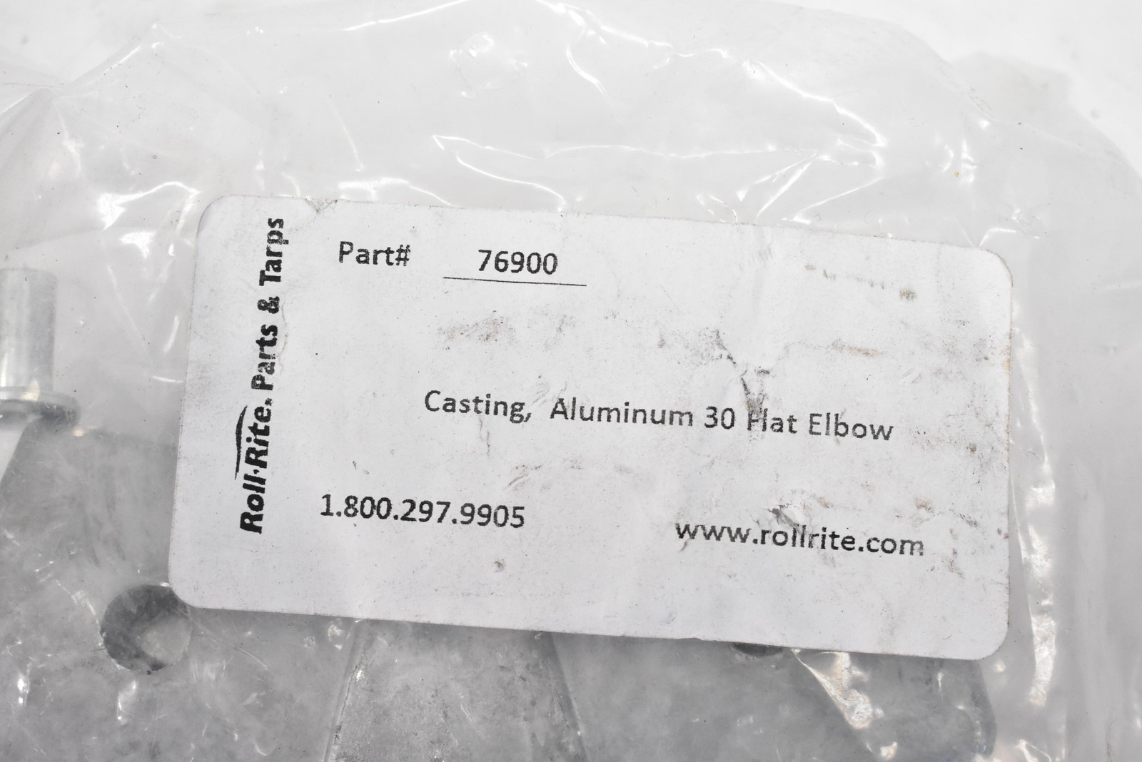 RollRite Casting Aluminum 30 Flat Elbow 76900 Replacement Part Genuine OEM New