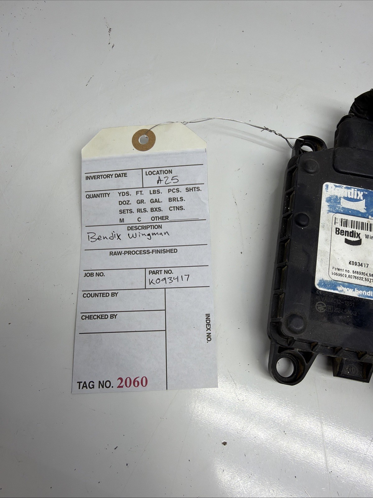 K093417 Bendix Wingman COLLISION RADAR WARNING Module BX140342, 1A126G145