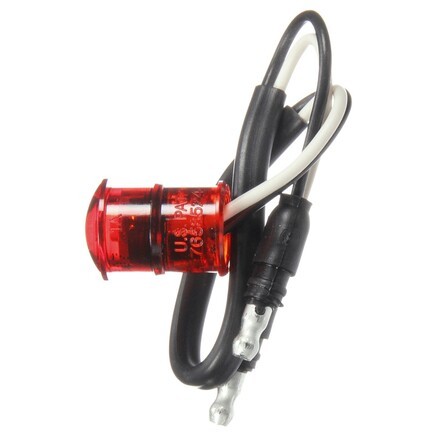 Truck-Lite 33250R 33 Series Marker Clearance Light Led, Hardwired Lamp Connectio